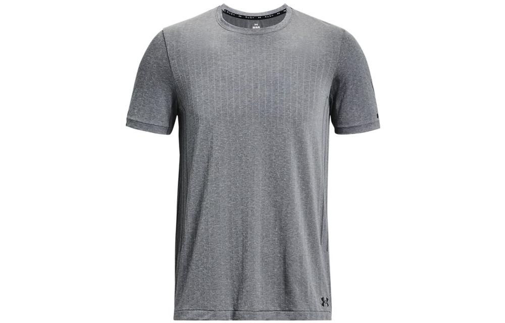 Under Armour RUSH Seamless T Shirt Men s Gray 1373724-012 2XL