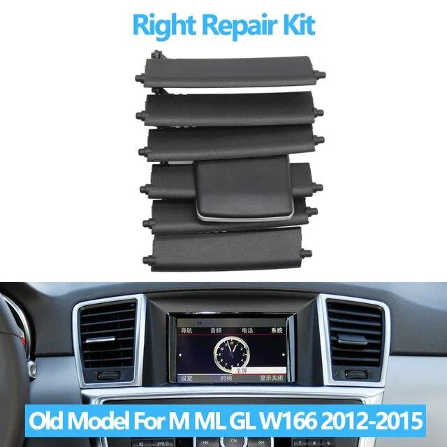 Car Front Middle AC Air Conditioner Vent Outlet Grille Slide Clip Repair Kit For Mercedes Benz W166 W292 ML350 GL450 GLE GLS