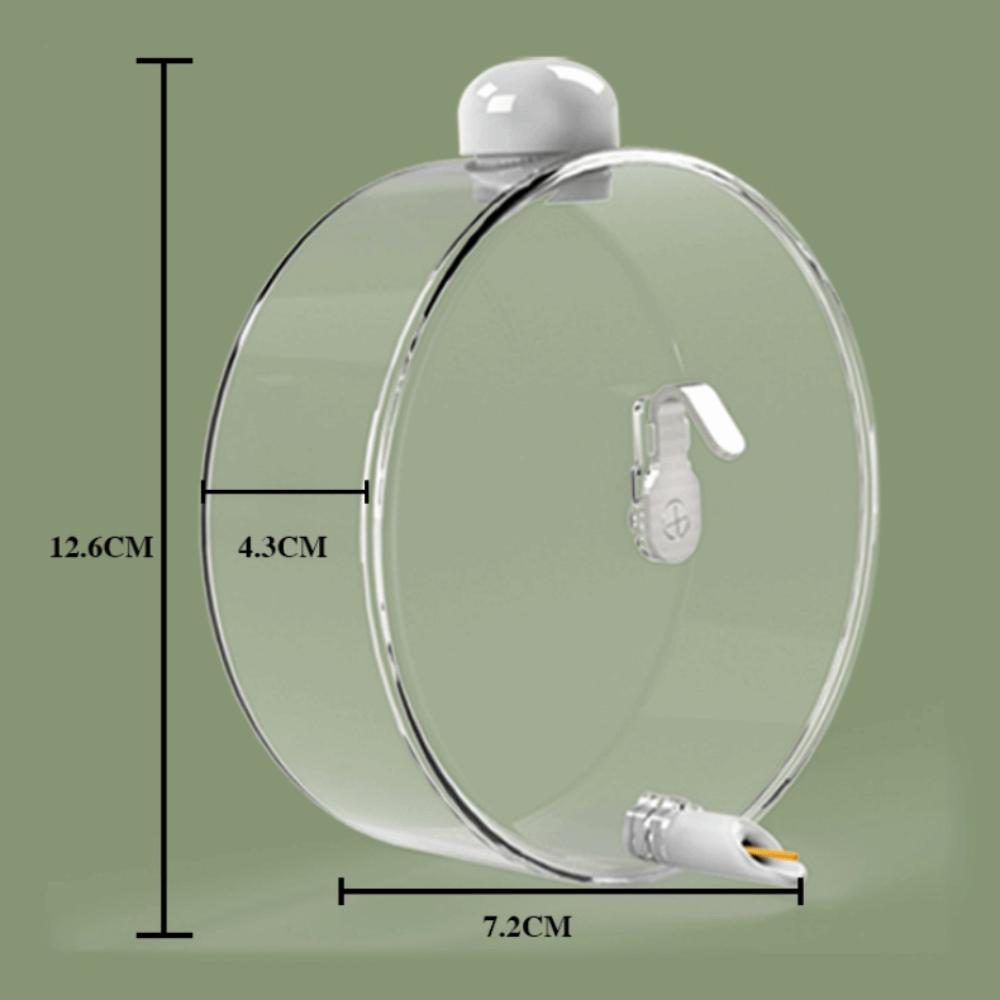 New 350ml Birds Water Feeder Transparent Large Capacity Parrot Waterer Hangable Leak-proof Small Pet Water Bottle for Bird Cage