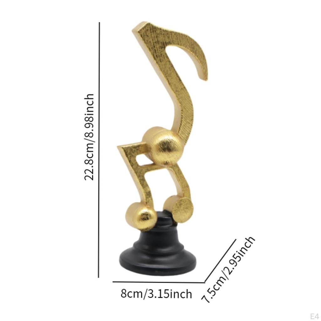Sculpture, Music Note Figurine, Table Center, Office Ornament for Library