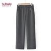 YUZHAOLIN Spring Autumn Casual Straight-Leg Pants for Moms