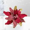 Vibrant Colors Artificial Xmas Flower Large Size Christmas Tree Wreath  Wedding Decor
