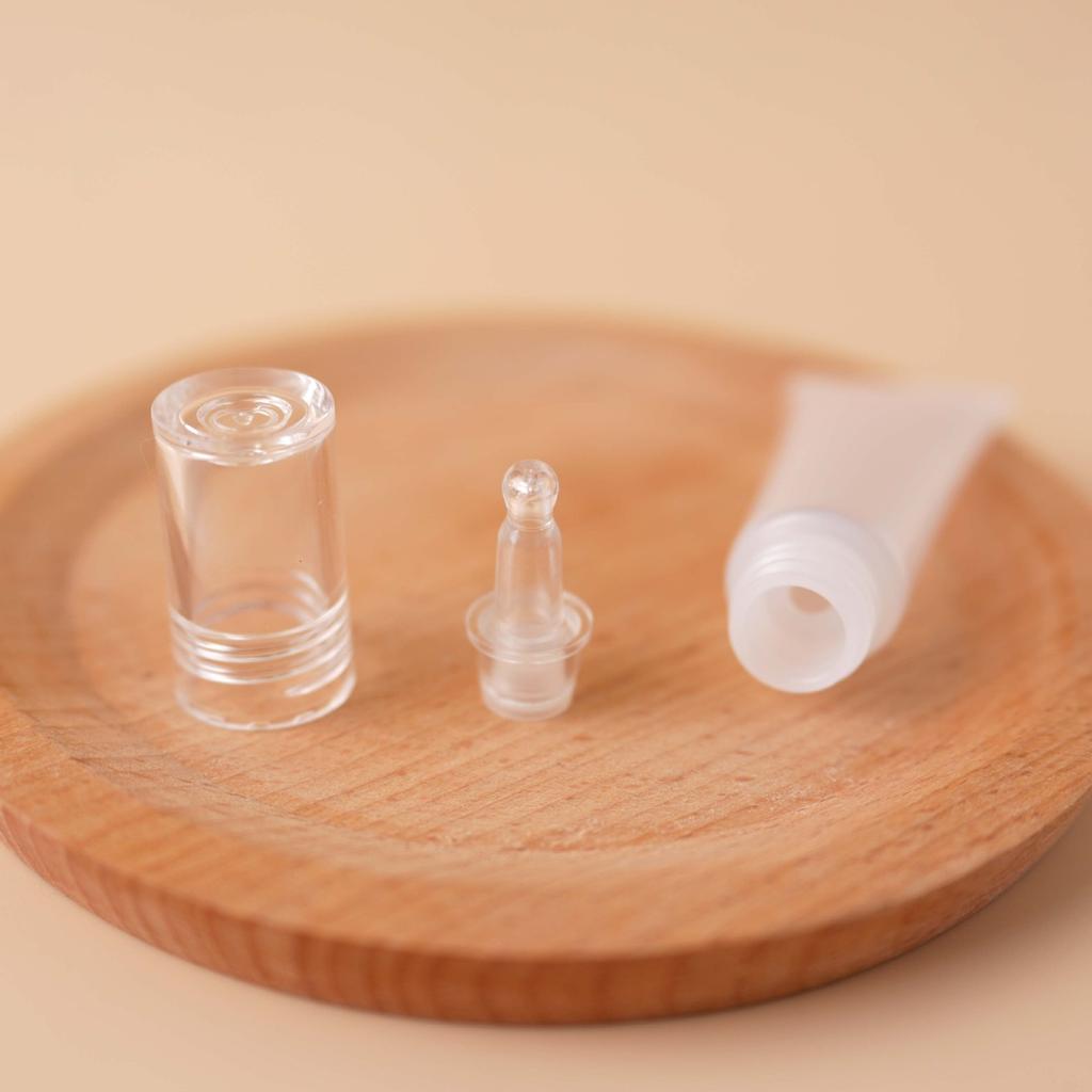 10ml Dropper Soft Tube Cosmetic Bottle for Eye Cream Liquid Lipstick Squeezable Makeup Dispenser