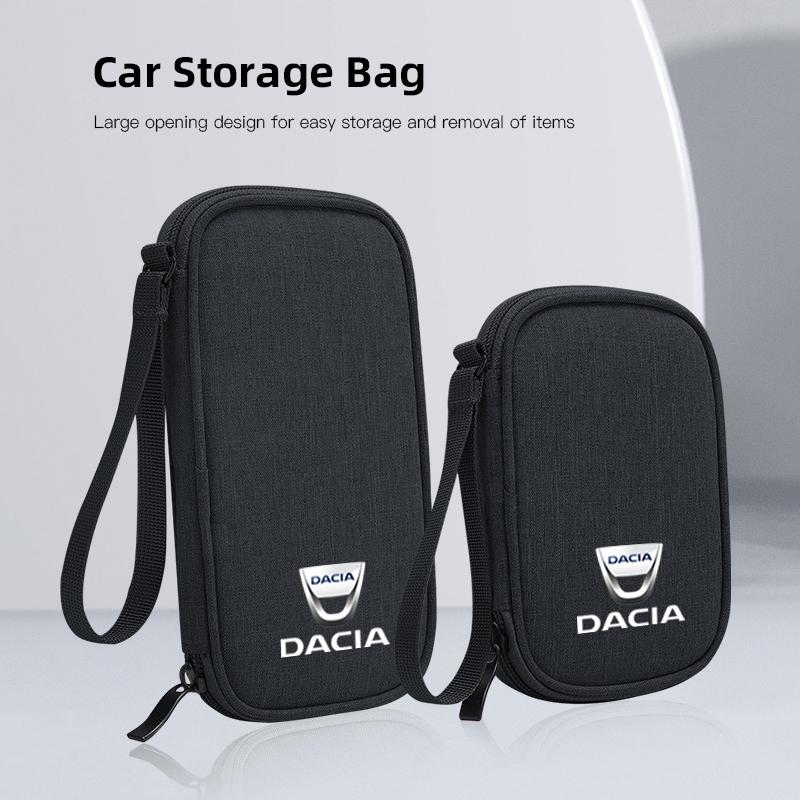 Accessories Portable Earphone Protective Cover Storage Bag For Dacia Duster Logan Sandero Jogger Spring Stepway Dokker Lodgy MCV