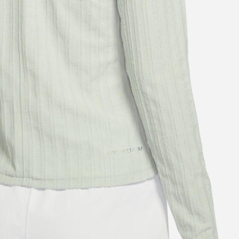 Nike Dri FIT Sport T Shirt Women's Pumice Gray Green DM6165-034