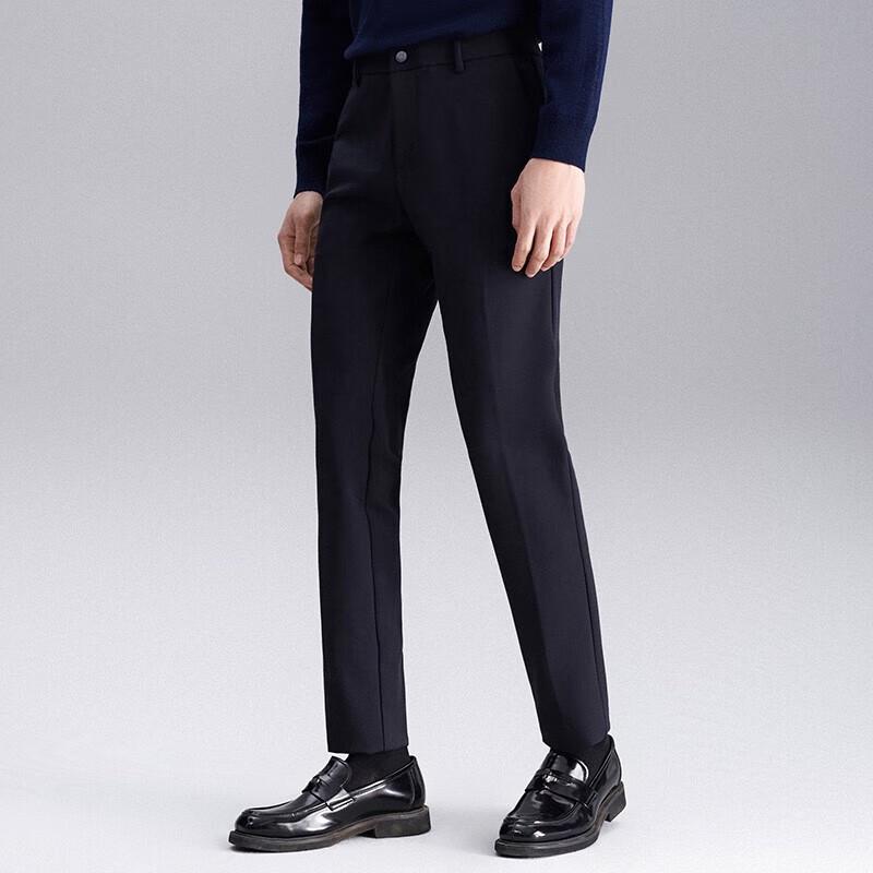 Baoxiniao Men's Business Casual Straight-Leg Trousers