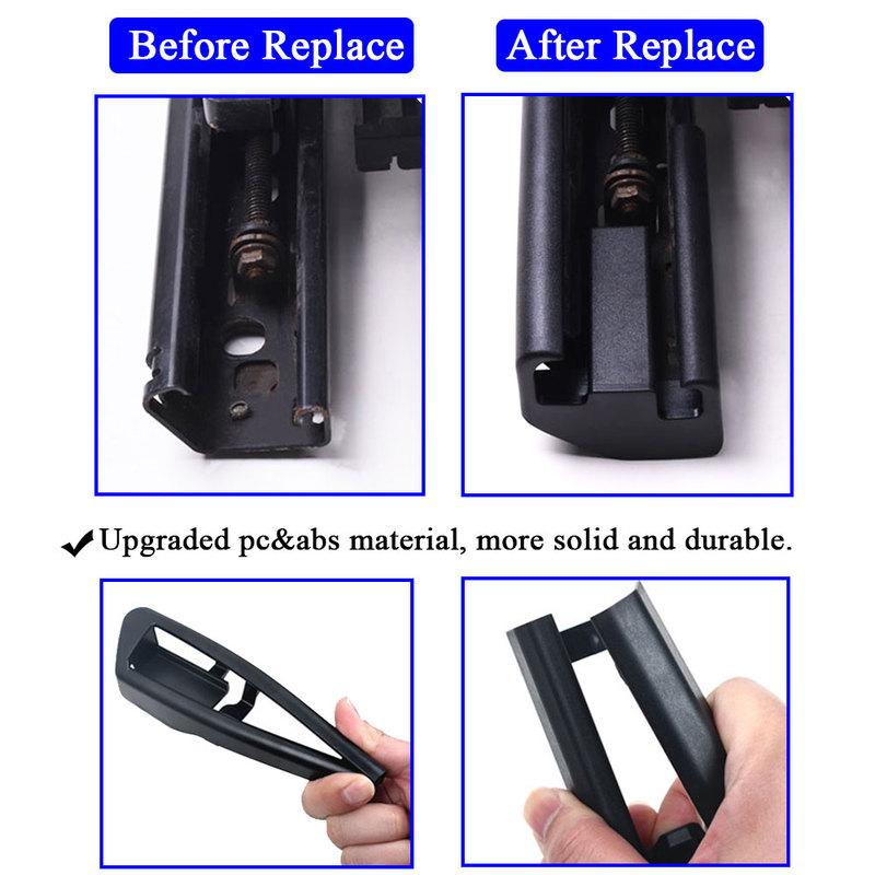 Car Interior Black Front Rear Left Right Seat Rail Trim Cover Sliding Track Replacement For BMW 5 Series G30 G31 G38 2016-