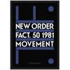 New Order Fact 50 Woven Standard Patch