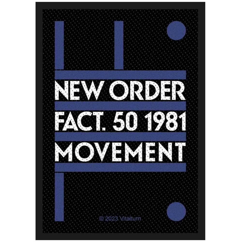 New Order Fact 50 Woven Standard Patch