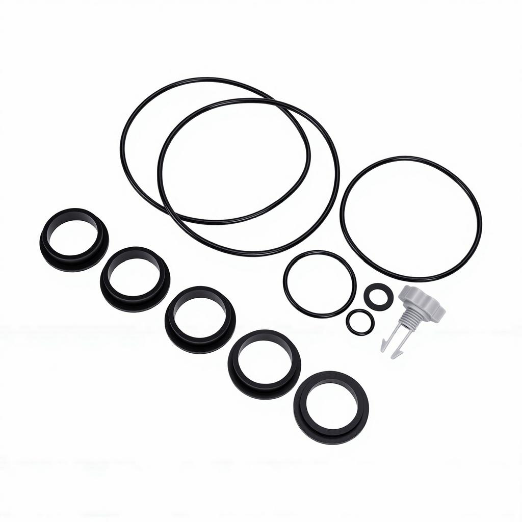 Pool Sand Filter Pump Seal Gasket Parts Rubber 11228 11412 L Shape O Ring Gasket with Air Release Valve for Replacement