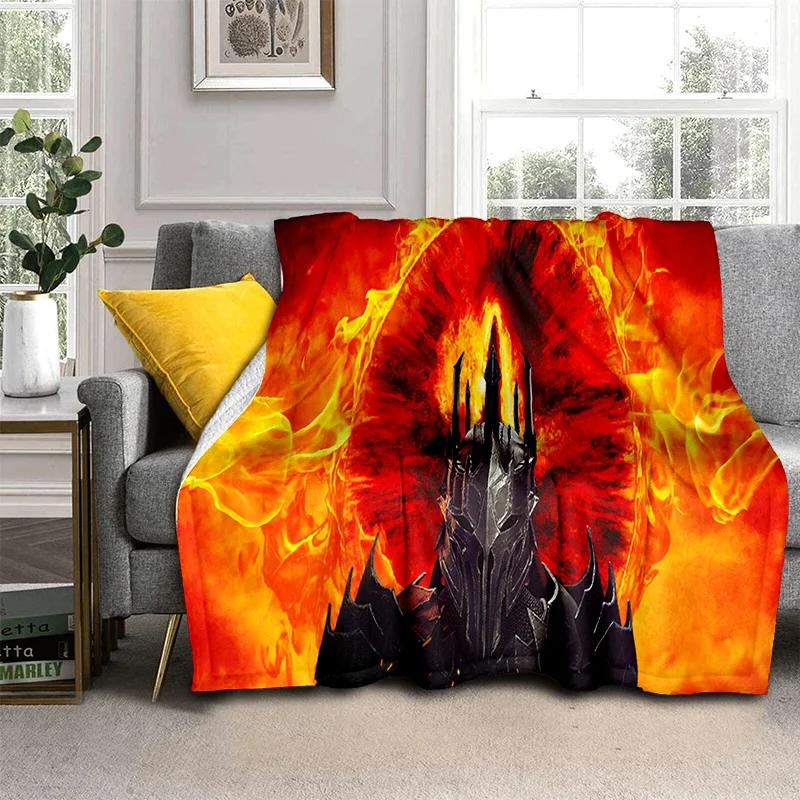 L-Lord of the Rings H-Hobbit HD Blanket,Soft Throw Blanket for Home Bedroom Bed Sofa Picnic Travel Office Cover Blanket Kids 3D