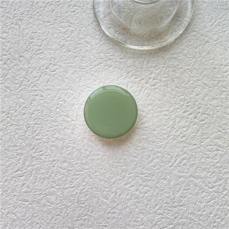 Transparent Epoxy Color Airbag Stand: Creative Desktop Tablet & Phone Ring Support with Logo.