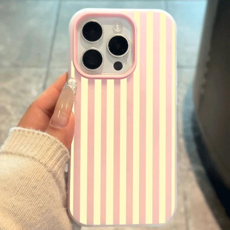 Simple Yellow Stripes Pattern Phone Case For Xiaomi Redmi 13C 14C Redmi Note 15 Pro 5G 14 13 12 11 10 Pro Plus 4G 5G Soft Cover