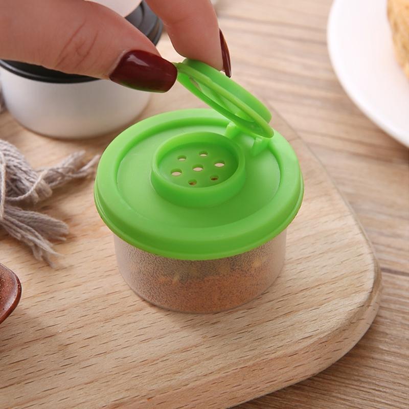 Pack Of 4 Small Plastic PP Seasoning Bottles With Tight Seal For Kitchen Camping And Travel