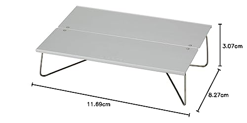 SOTO Field Hopper ST-630 Pop-Up Solo Table, Aluminum Roll-Up Table with Case, Foldable for Outdoor Use, Ideal for Solo Camping