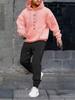 Black Retro Letter Print Men's 2-Piece Set: Hoodie Sweatshirt & Jogging Sweatpants for Winter