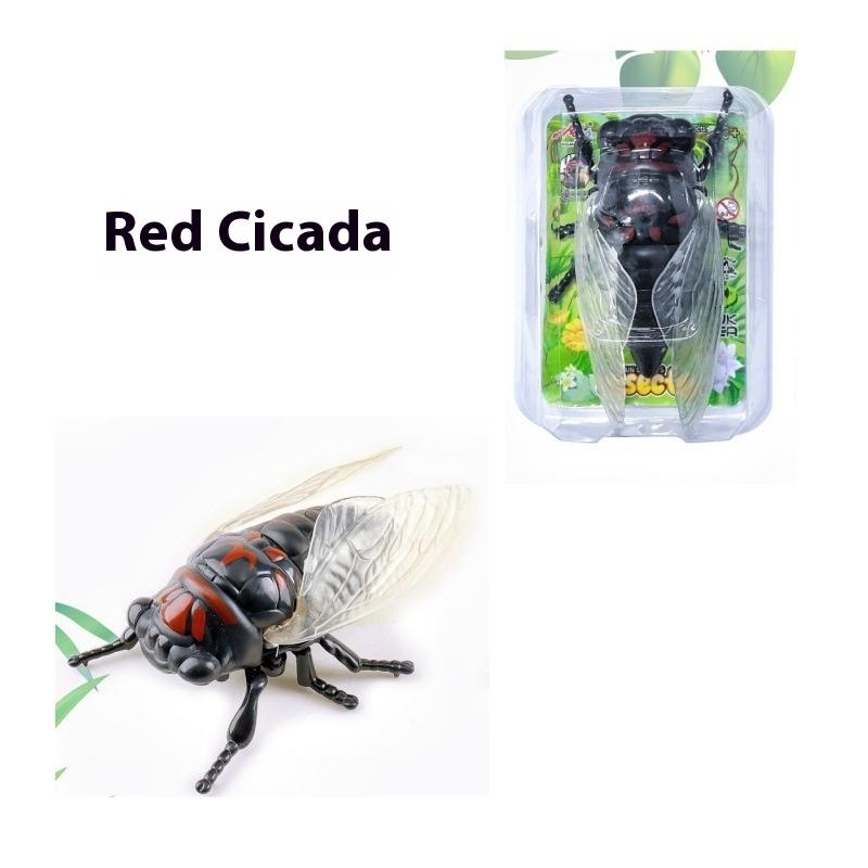 

1 Piece Creative Prankster Animated Insect Toy Model Wind Up Cicada Insect Bionic Toys Children S Plastic Animals Wind Up Toy