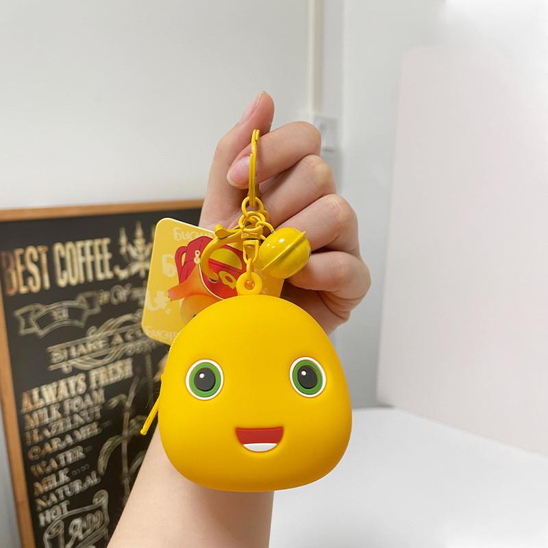 Adorable Silicone Dragon Keychain Coin Purse Perfect For Couples And Gifting