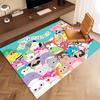 squishmallows Print Area Rug - Soft,Washable Non-Slip Indoor Mat,Living Room,Home Office Decorative Rug