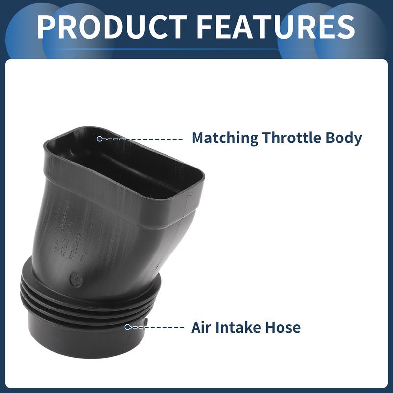 X Autohaux Engine Air Intake Hose for BMW 528i 11-16 Air Cleaner Intake Hose No.13717590592