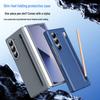 Samsung Z Fold7/6 Case: Cross-border Compatible, Folding Screen, Pure Color, Skin-Feel Design with Stylus Holder