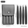 4 PCS Stainless Steel Eyebrow Clippers Set Hair Removal Forceps Oblique And Straight Mouth Eyebrow Trimming Clip Beauty Tool