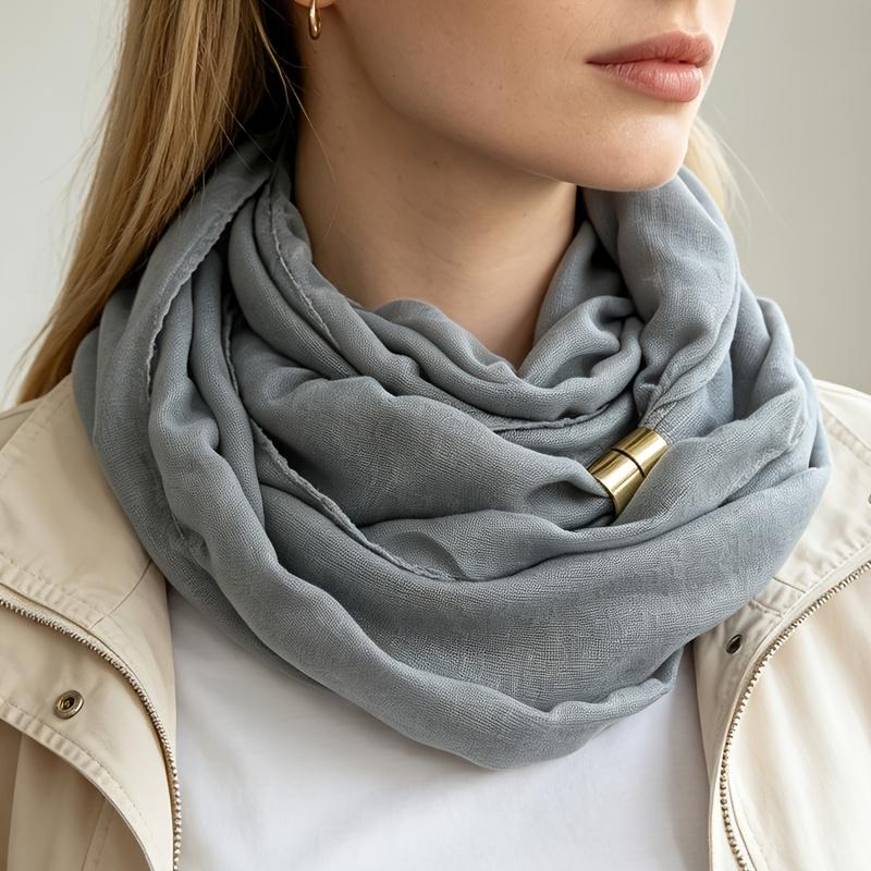 Weicher warmer winddichter Schal für Damen, geeignet für den Winter - Einfarbiger kurzer Nackenschal, Vielseitige mehrfarbige Mischungen für waschbares Nackenaccessoire