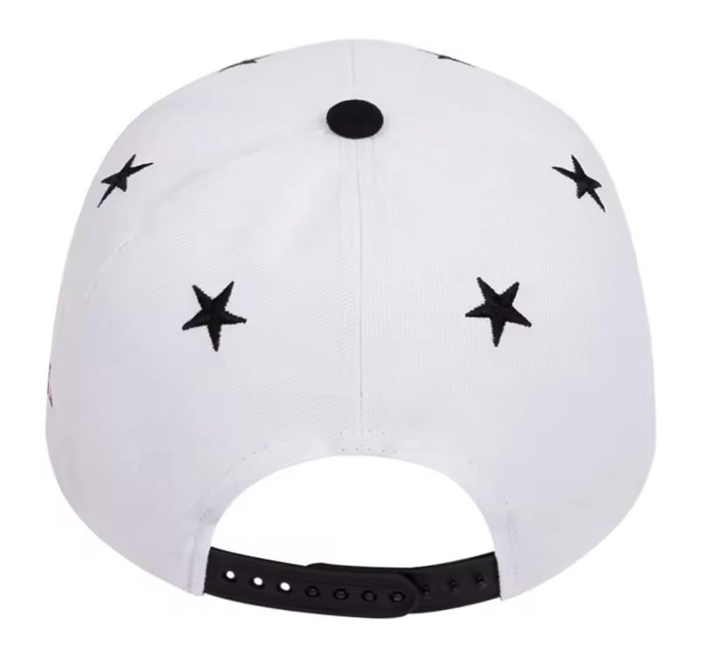 [sproutsy] New York Futures Snapback Cap, No. 45 Design, Black/White, Men's N°45 NEW YORK (JP, Number Size, 58.0 Cm, White)