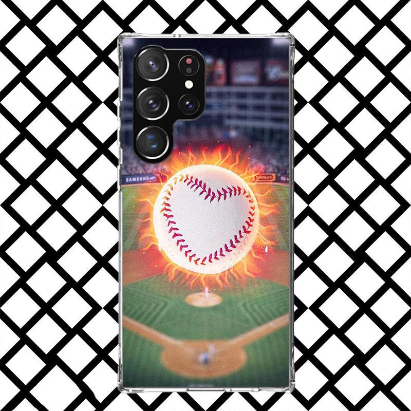 

Baseball Sport Phone Case for Samsung Galaxy S26 S25 Edge S24 S23 Ultra S22 Plus S21 FE S20 + Soft Cover Print Fundas Galaxy S25 Samsung S26 Plus