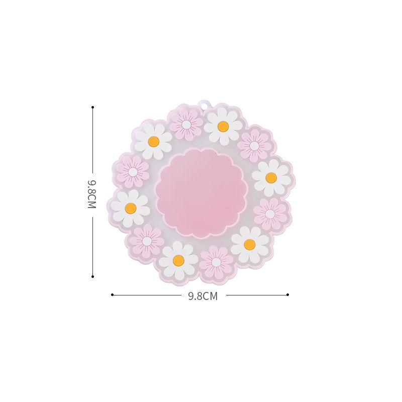 Gänseblümchen Floral Silikon Hitzebeständige Matte - Esstischunterlage, Verbrühschutz Topfuntersetzer, Schüsseluntersetzer, Untersetzer