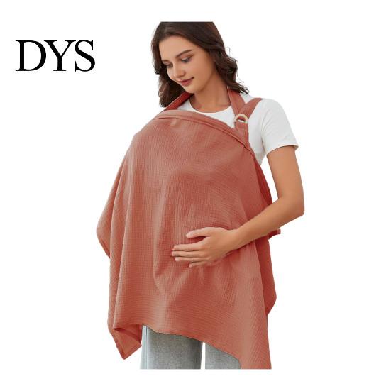 Feeding Cover Breastfeeding Women Nursing Cloak Breathable Fabric Shawl Adjustable Straps 360 Degree Coverage