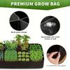 8-grid Garden Planting Bag Felt Multi-grid Planting Bag Vegetable Planting Pot Plant Flower Planting Pot Plant Nutrition Bag