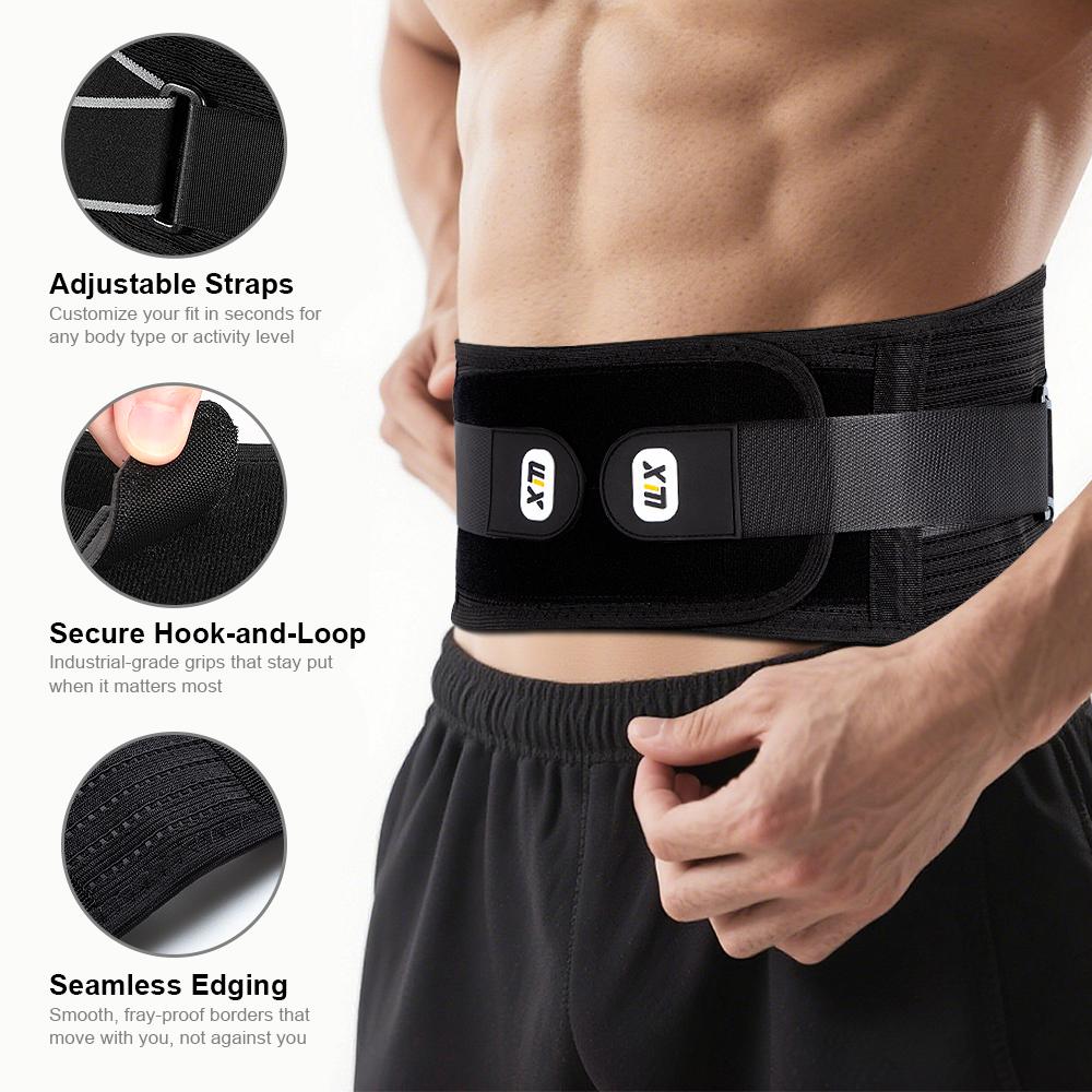 New Back Brace For Lower Back Pain Relief Sciatica Herniated Disc Scoliosis Support Breathable For Men And Women