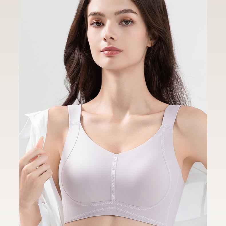 High Elastic Seamless Plus Size Wire-Free Bra with Bunny Ears