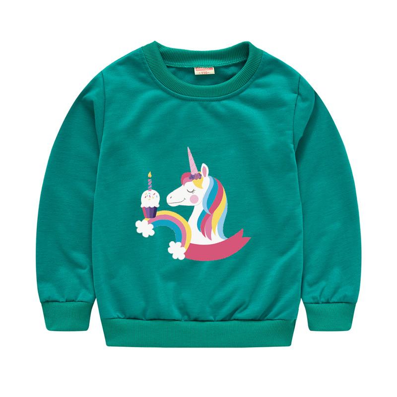 Children's Children's New Year Red Pullover Sweater Baby Cute Cartoon Avatar Round Neck Bottoming Shirt Tops