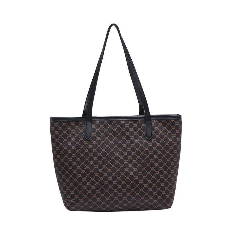 

Forward Fashion Plaid Tote Bag For Women Ample Storage Stylish Accessory Everyday