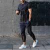 Tute Estive da Uomo Stampa 3D Maglietta a Maniche Corte Pantaloni Jogging Set da 2 Pezzi Casual Tendenza Moda Abbigliamento Uomo Streetwear