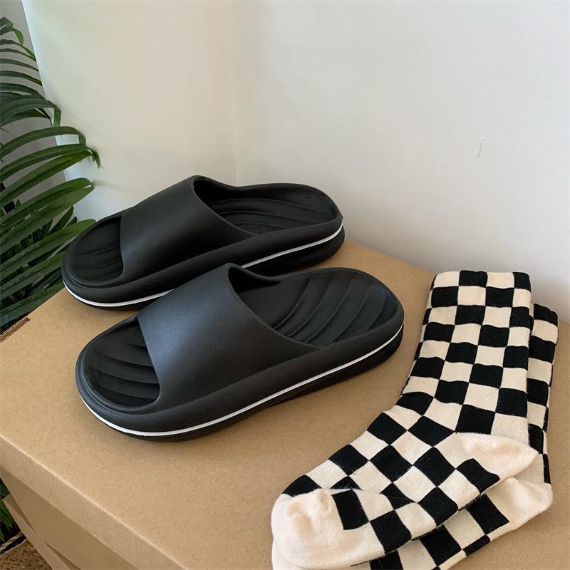 Women's summer beach slippers ins fashionable new students wear thick-bottomed sports cool slippers