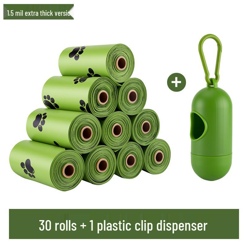 Biodegradable Pet Waste Bags & Poop Scooper Combo for Dogs & Cats