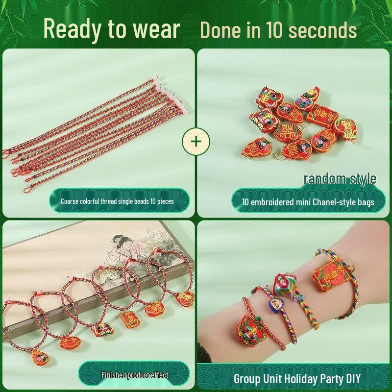 

Dragon Boat Festival Colorful Rope DIY Kit