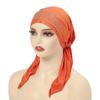 Dehnbarer Polyester Strass Beanie Kopftuch für Damen