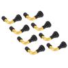 8PCS Brass ,Rubber Tubeless Tire Valve Stem Motorcycle Tire Valve Stem  Scooter Tubeless Tire