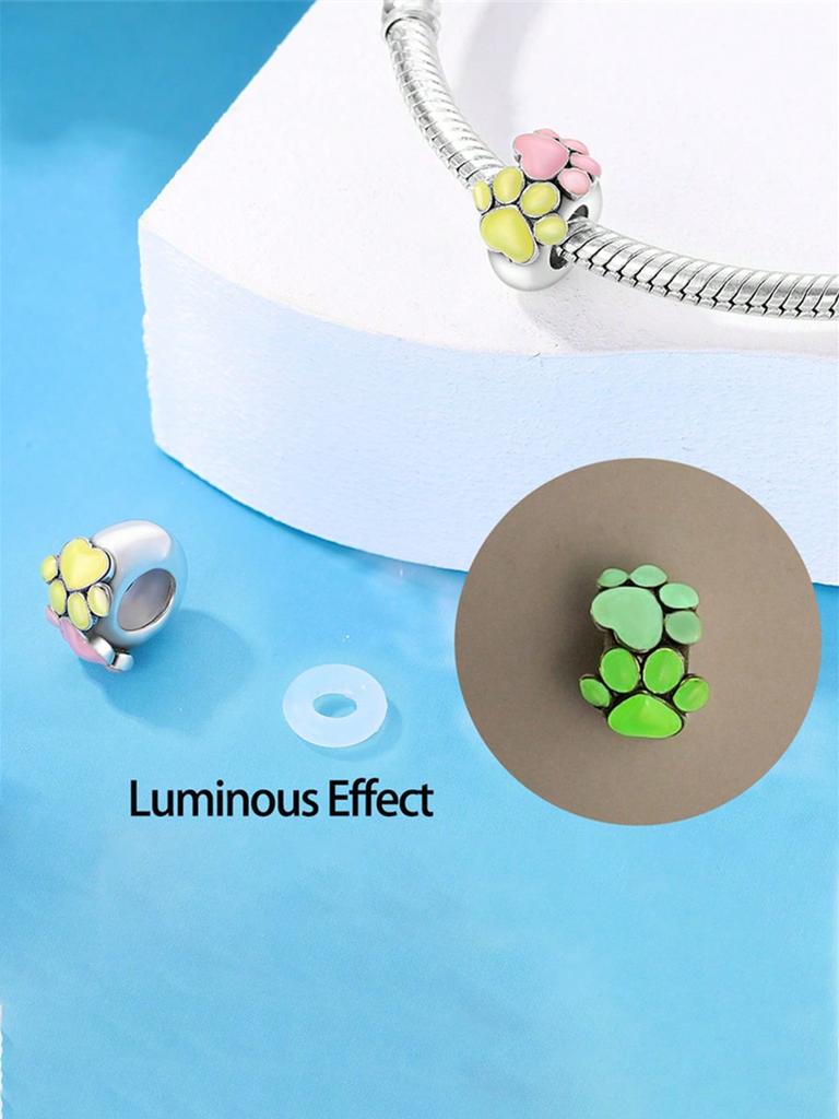 Family Love Four-Leaf Clover Beads Charm Copper Plated Fit Charms Copperoriginal Bracelet For Jewelry Making Diy Charm