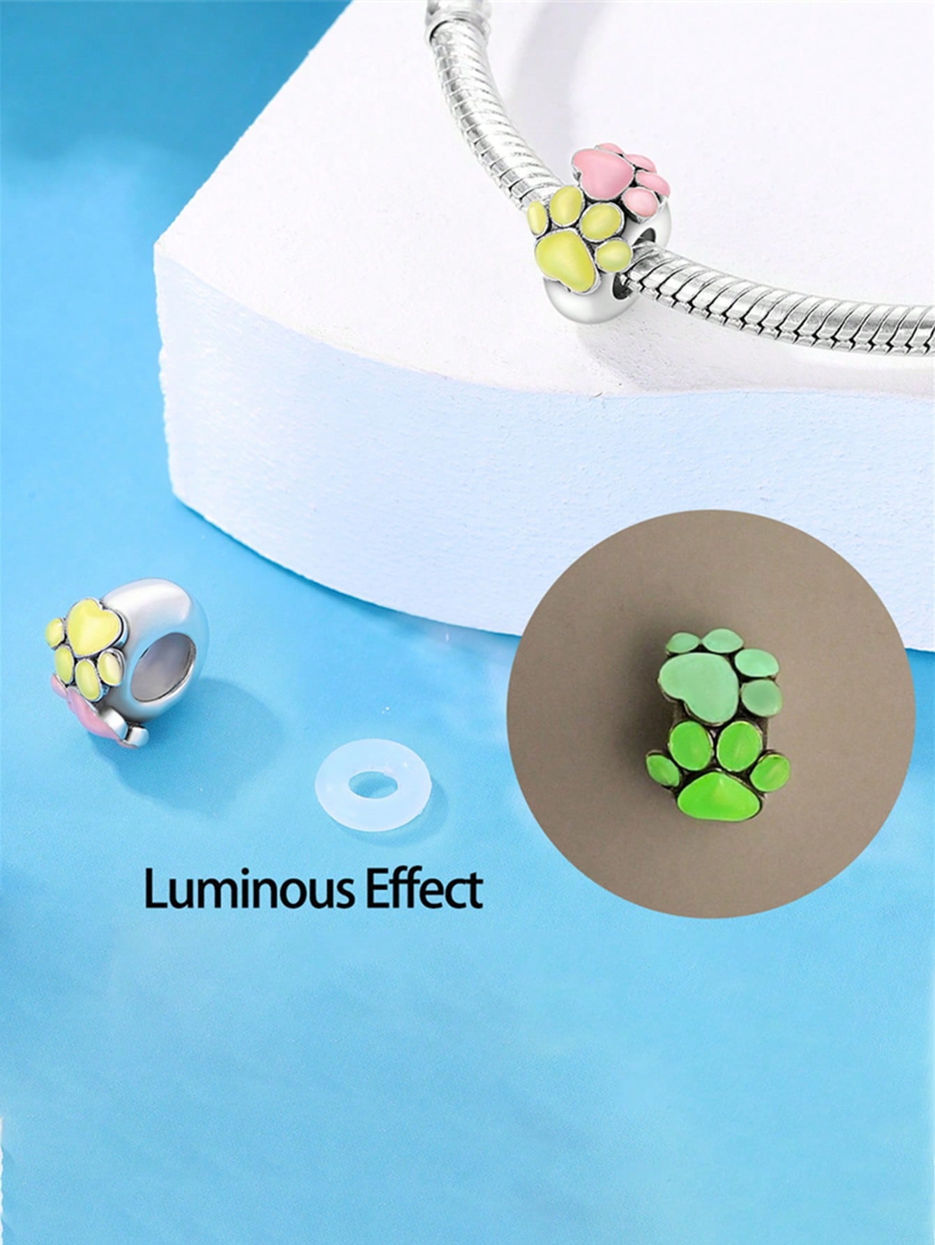 

copper Colors Family Love FourLeaf Shamrock Bead Charms Charm Pendant for Authentic Bracelets for Women Do It Yourself Jewellery Love Gift
