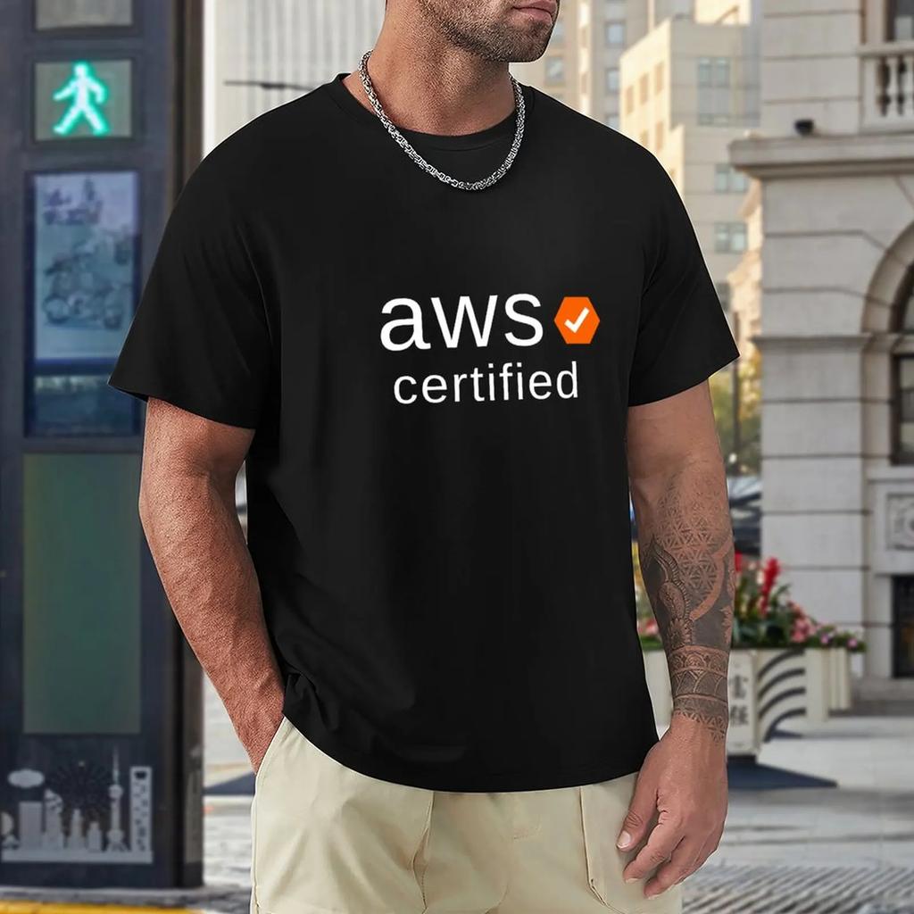 Aws certified developer T-Shirt kawaii clothes quick drying shirt men graphic t shirts