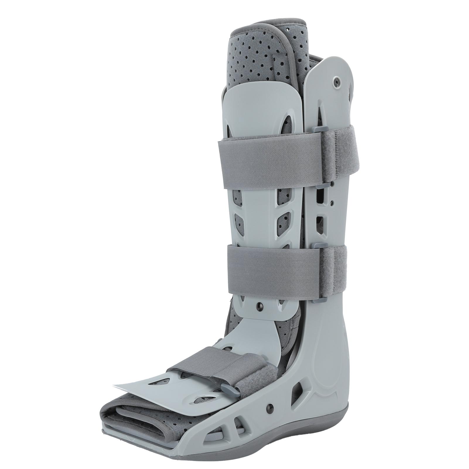 

Ботинки Walker Brace Achilles Boot, дышащие, короткие, для стабилизации стопы при переломе большого пальца ноги, серые, M S