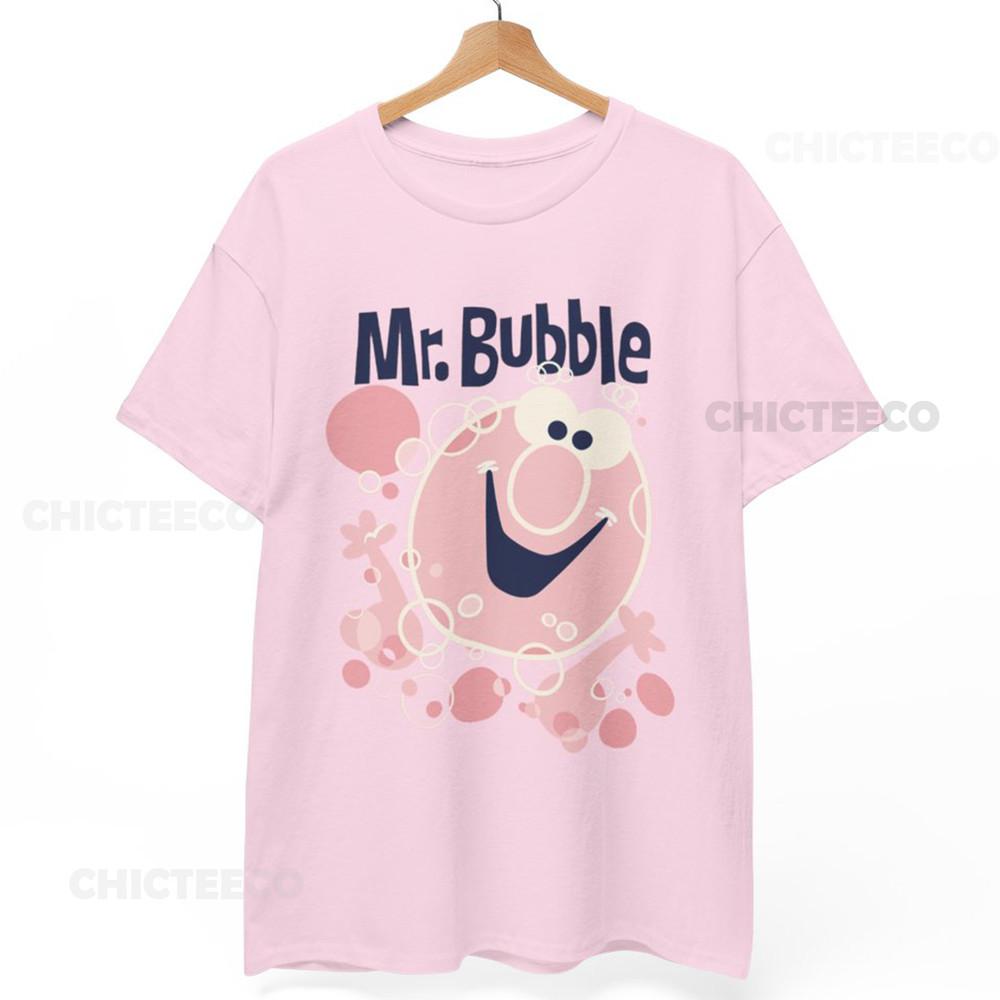 Mr Bubble T-Shirt Retro Vintage Bubblebath Logo Grunge Pop Culture Unisex Tee Unisex T-Shirt M