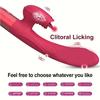 Powerful Vibrator for Women with Tongue Licking Clitoris Stimulator Female Masturbation G Spot Dildo Adults Goods Sex Toys 18+