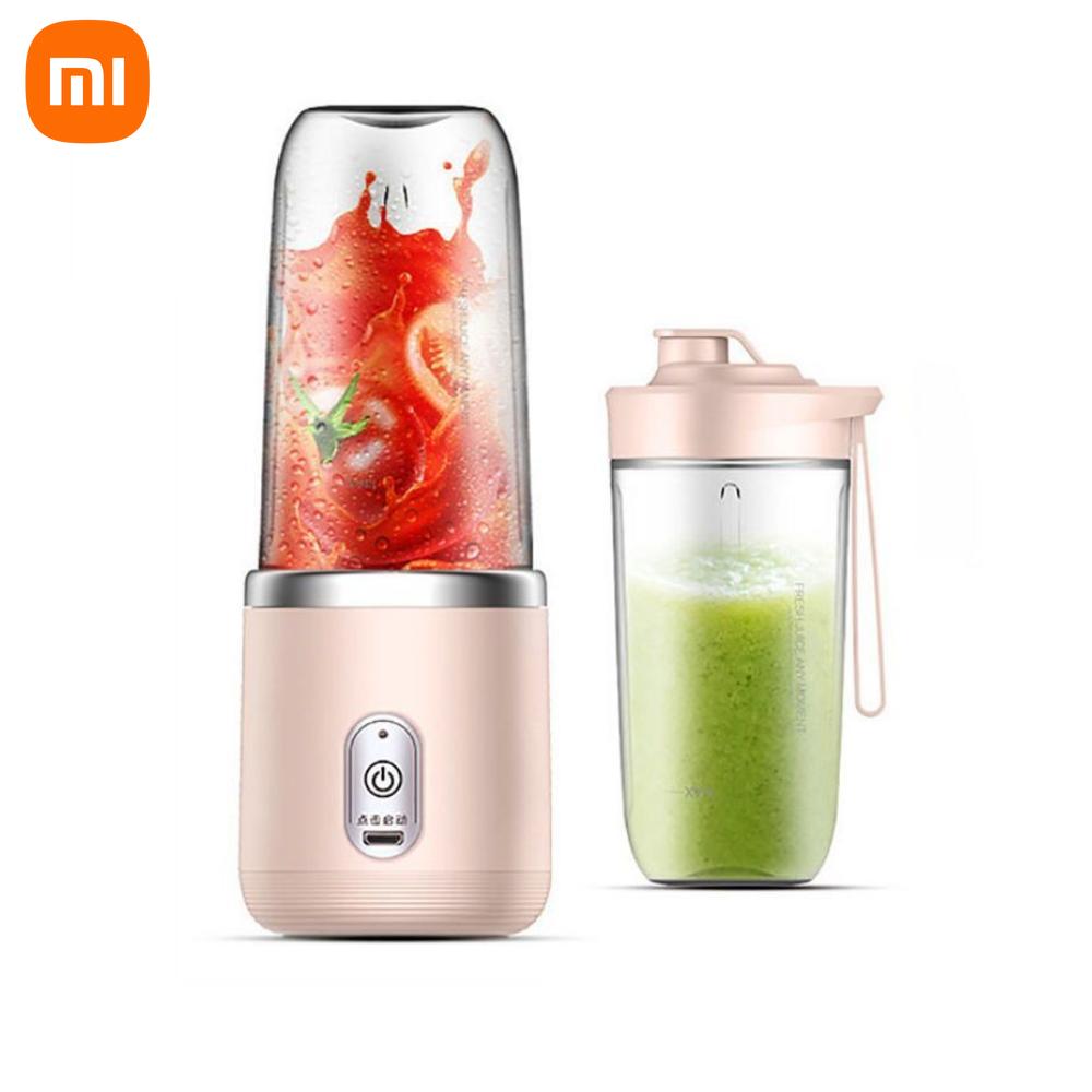 pitrice 400ML Mini Presse-Agrumes Portable Presse-Fruits Électrique Broyeur de Glace Puissant pour Extérieur Type 5