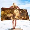 Owl Beach Towels,Snowy Owl Adult Beach Towel Light Absorbent Blanket Towel,Soft Bath Towel,Suitable for Beach Swimming Pool